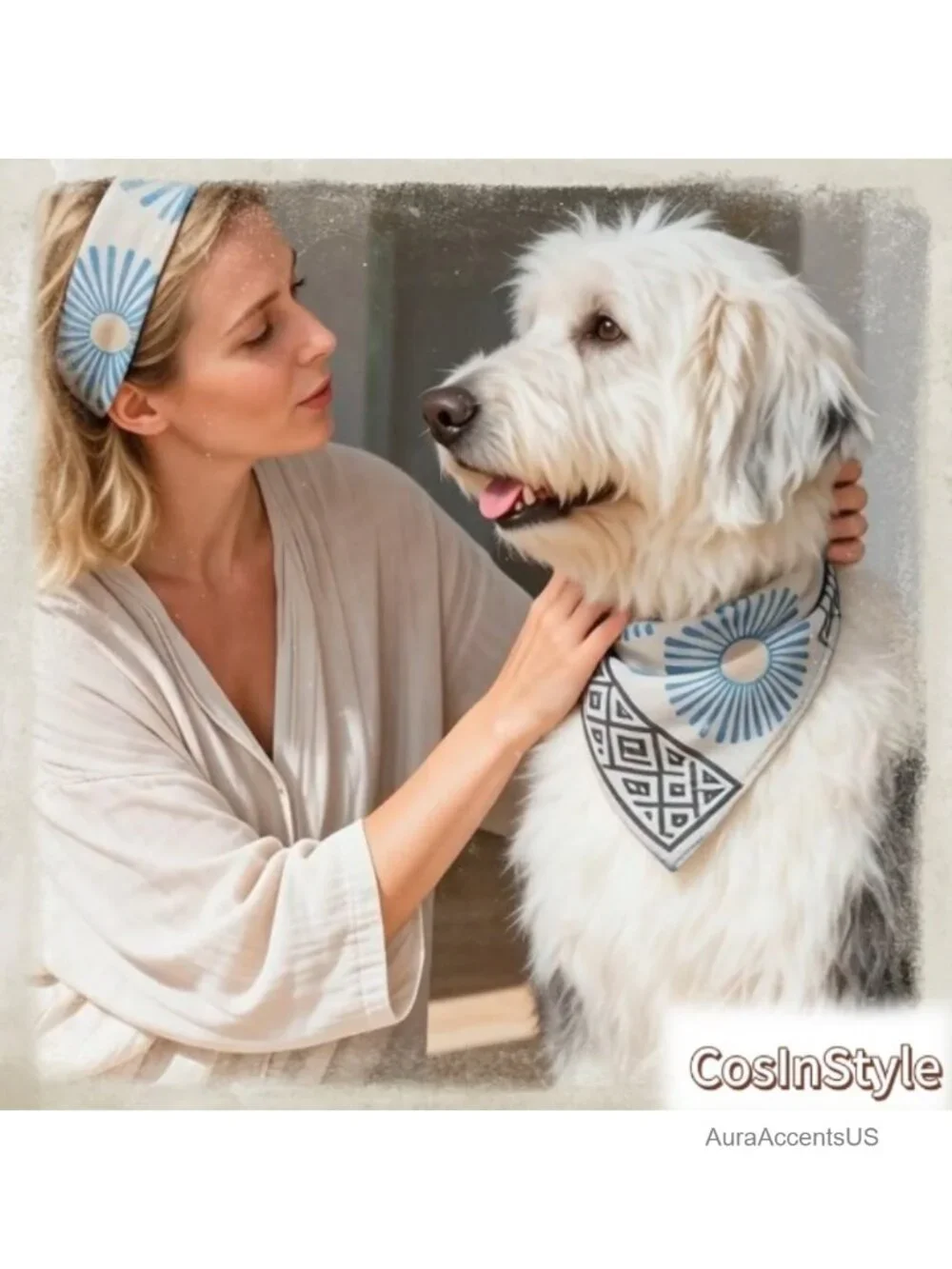 100% Cotton Large Square Bandana Scarf Wrap Hair Accessory